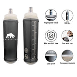 Bearactive Battery LED Running Vest with 500ml Soft Flask and Whistle