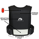 Bearactive LED Running Vest with Bottle