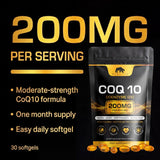 CoQ10 200mg 30 Softgels