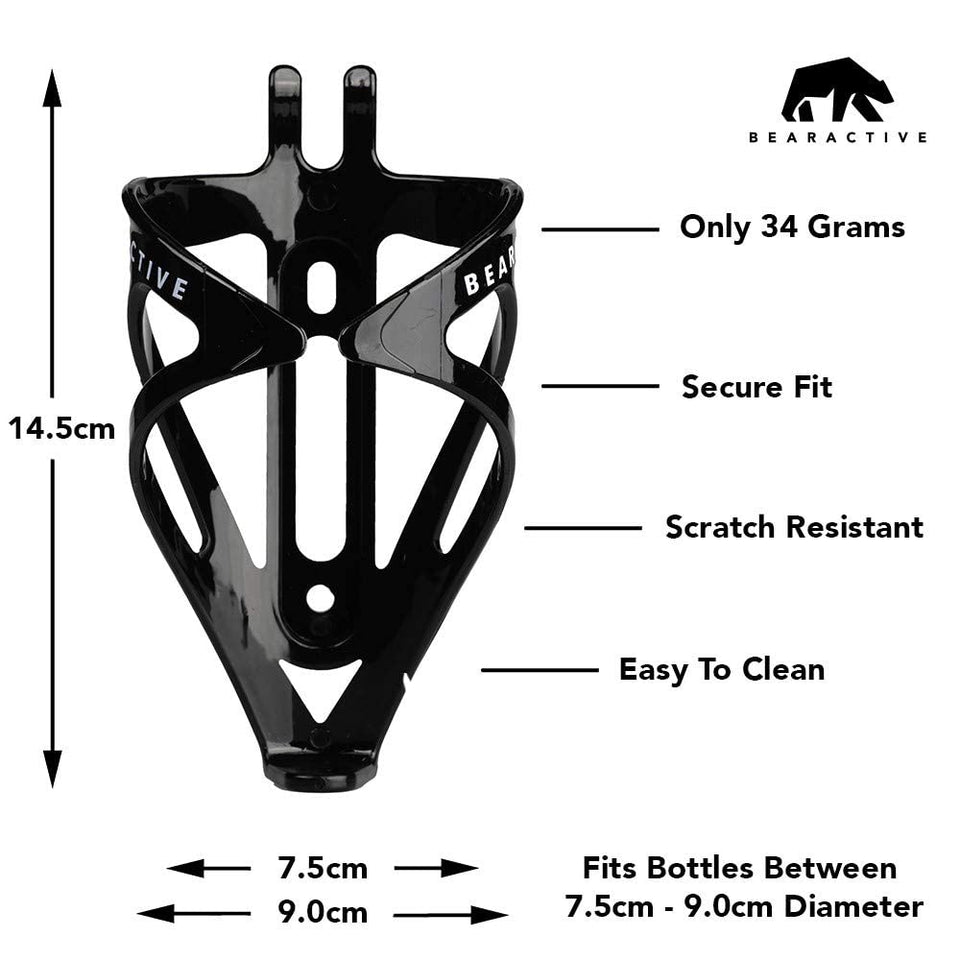 Bike Bottle Holder with 750ml Bottle – 1 Pack