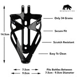 Bike Bottle Holder with 750ml Bottle – 1 Pack