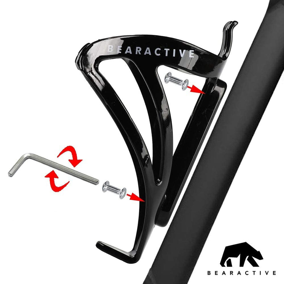 Bike Bottle Holder with 750ml Bottle – 1 Pack