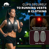 Battery Clip On Lights x 3 (1xRed 2xWhite)