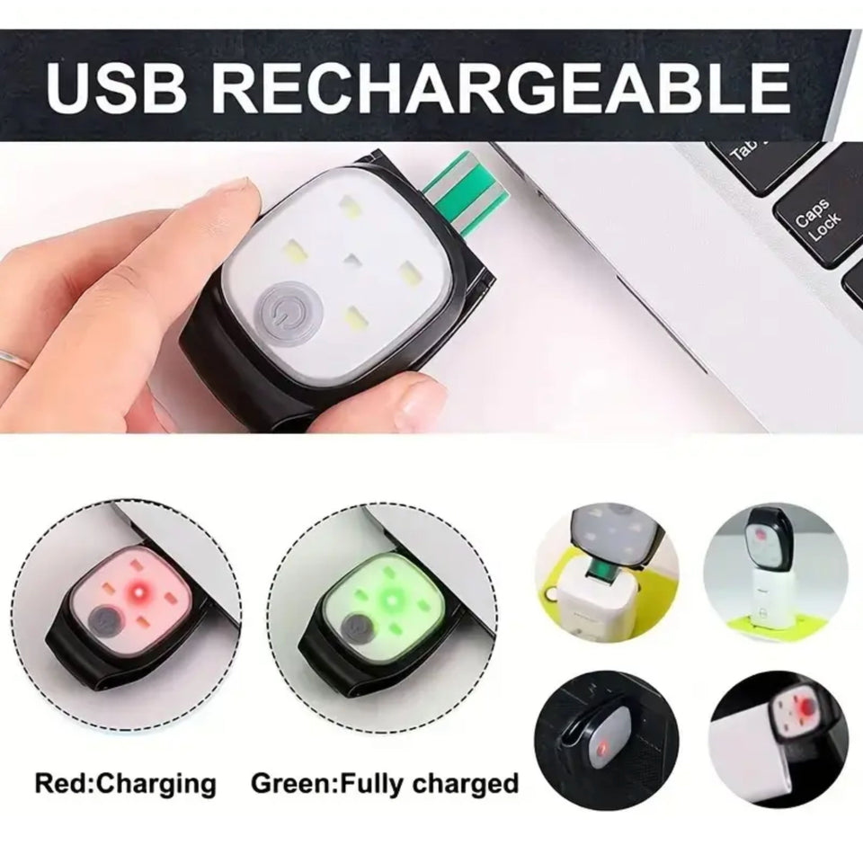 Rechargeable Clip on Lights x 3 - Bearactive