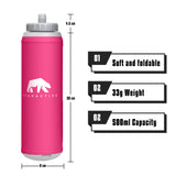 Bearactive Running Phone Holder with 500ml Running Water Bottle