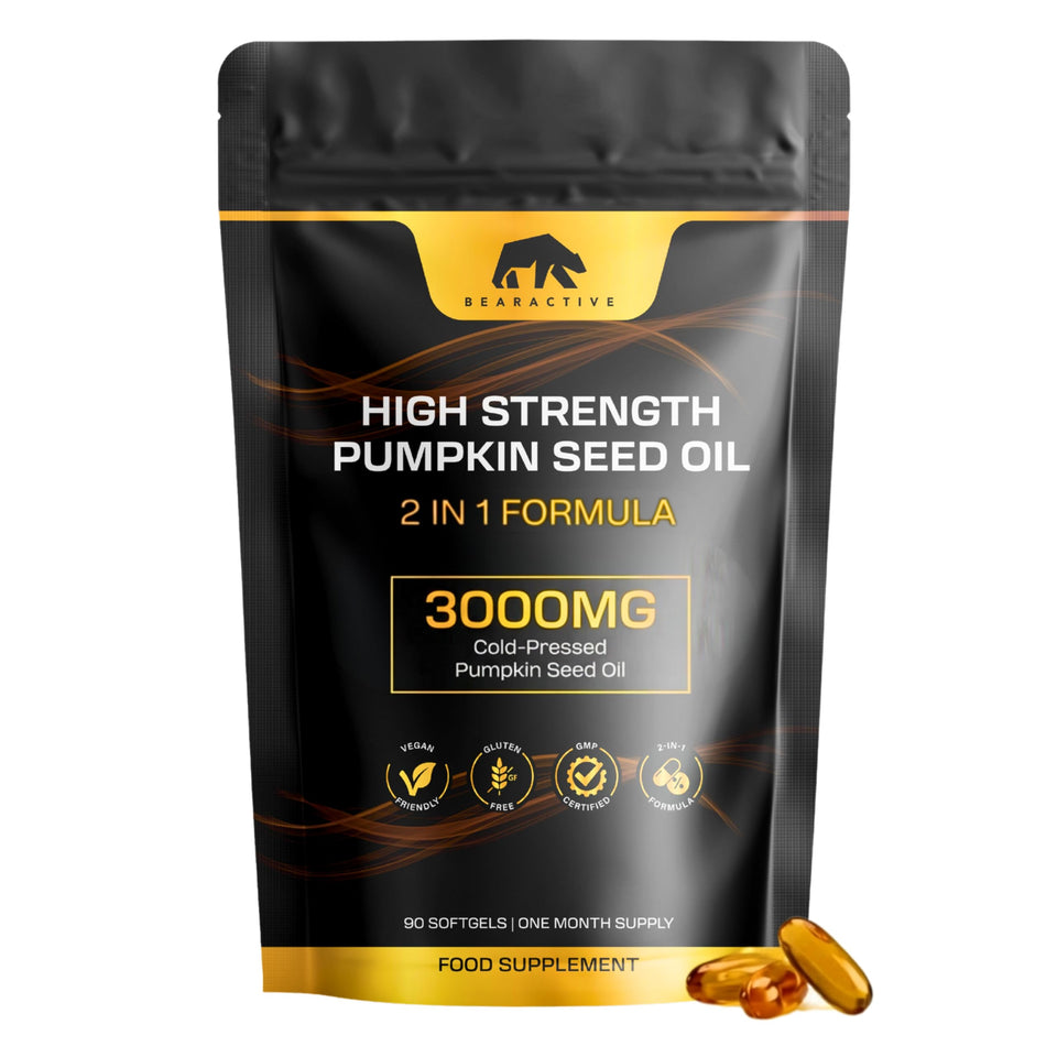 Bearactive Pumpkin Seed Oil With Saw Palmetto - 90 Softgels