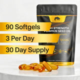 Bearactive Pumpkin Seed Oil With Saw Palmetto - 90 Softgels