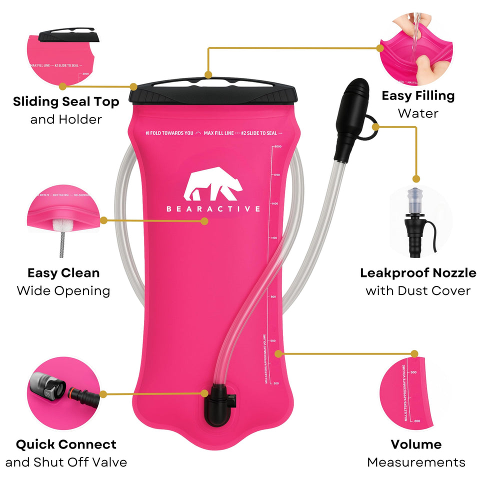 Water Bladder 2L - Pink