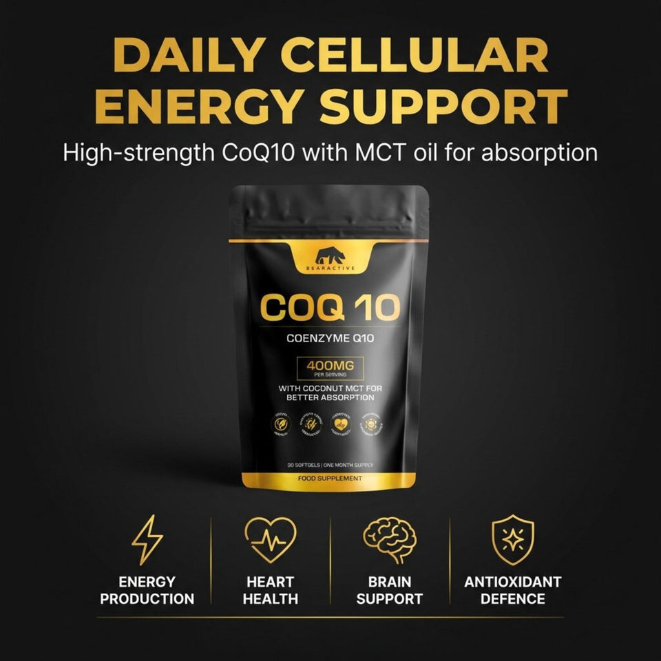 Bearactive 400mg CoQ10 Softgels
