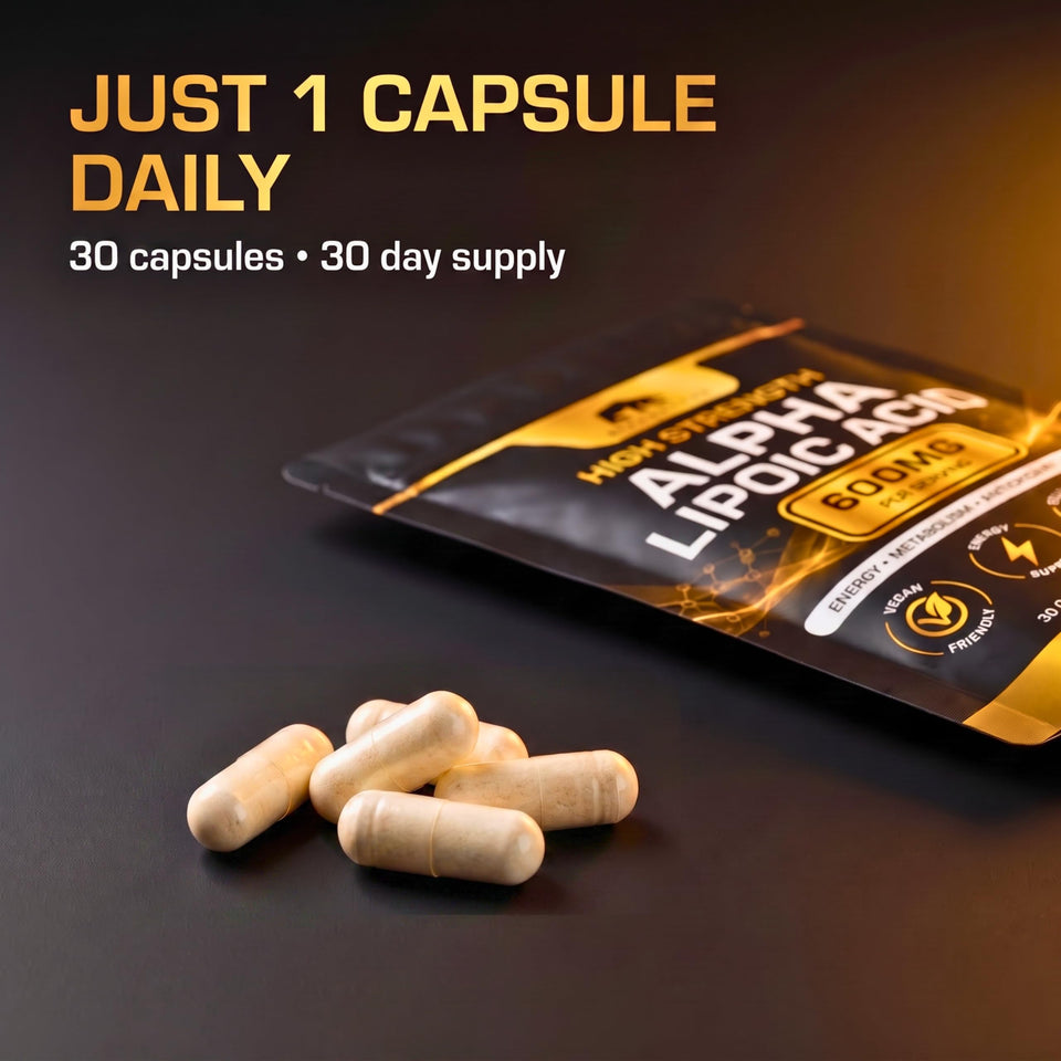 Alpha Lipoic Acid 600mg - 30 Capsules