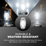 Battery Clip on Lights x 3