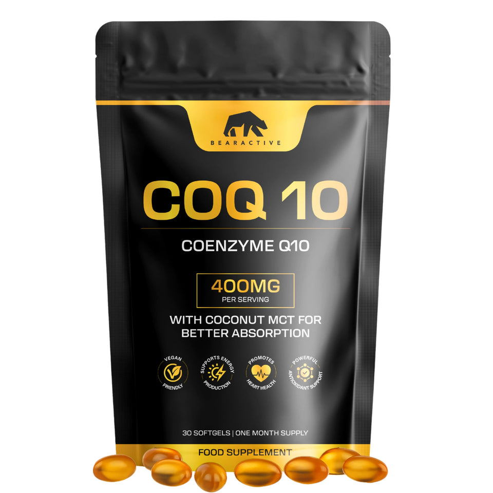 Bearactive 400mg CoQ10 Softgels