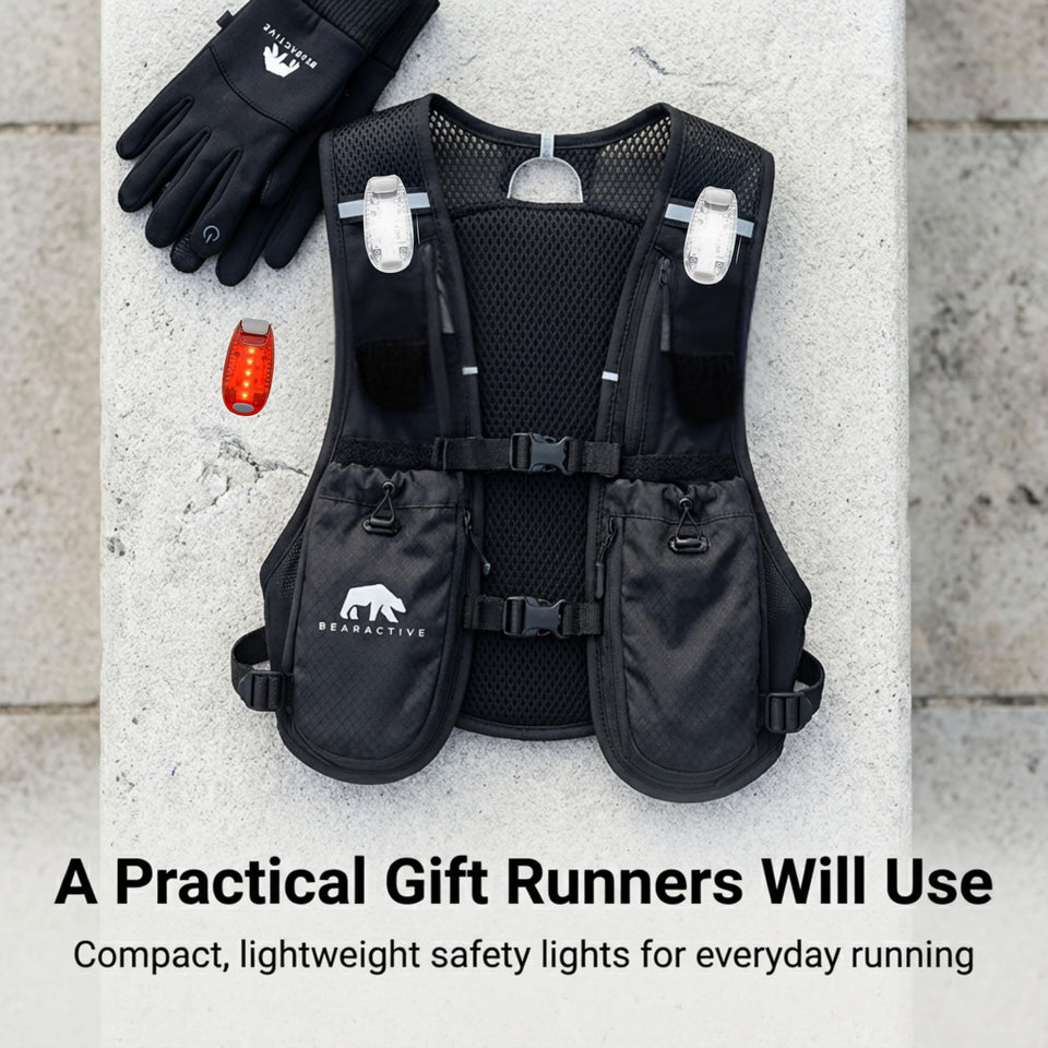 Battery Clip On Lights x 3 (1xRed 2xWhite)