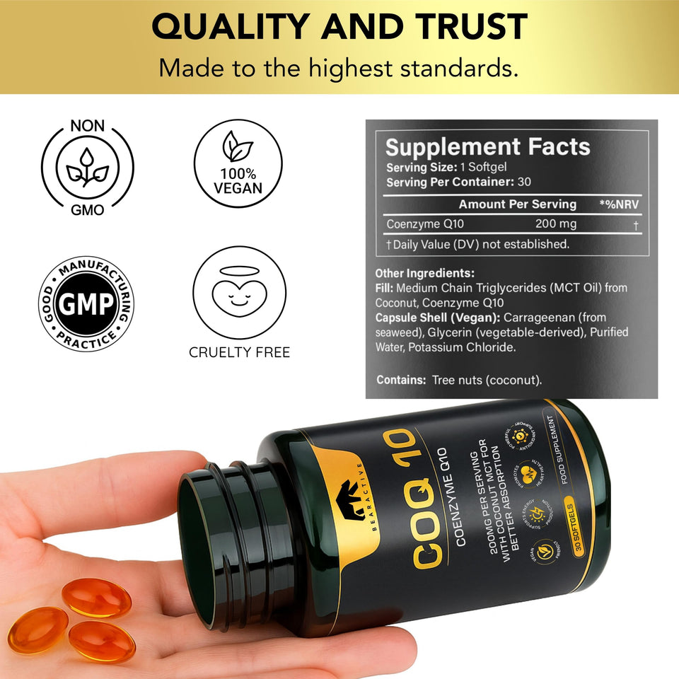 CoQ10 200mg 30 Softgels
