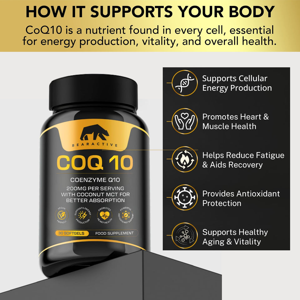 CoQ10 200mg 30 Softgels