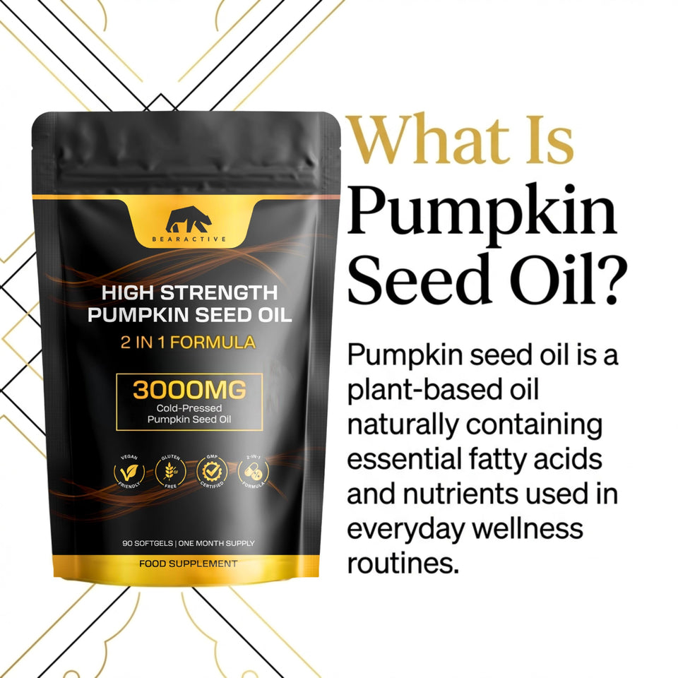 Bearactive Pumpkin Seed Oil With Saw Palmetto - 90 Softgels