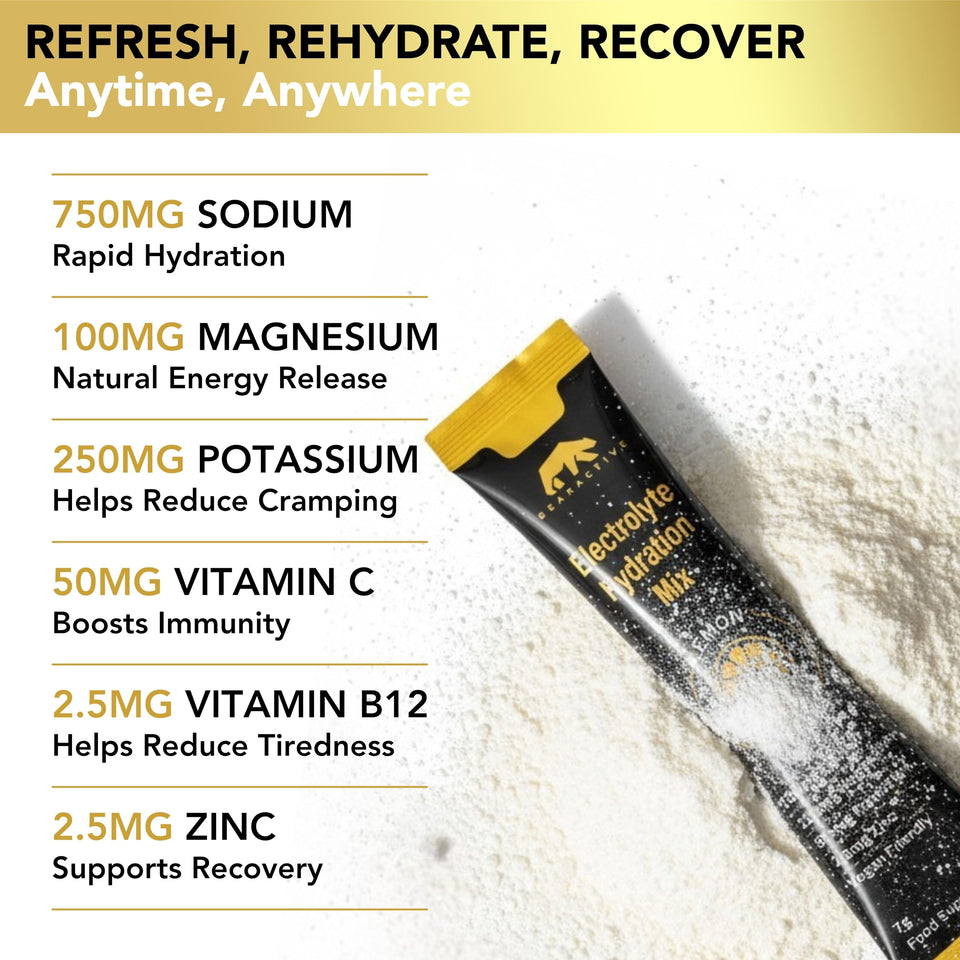 Electrolytes Powder Sachets – 7 Pack - Bearactive
