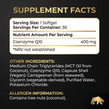 Bearactive 400mg CoQ10 Softgels