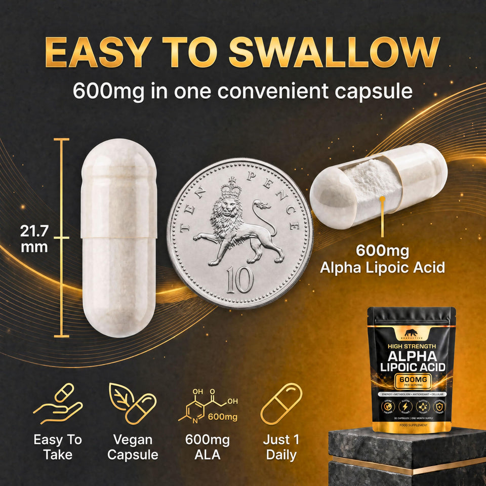 Alpha Lipoic Acid 600mg - 30 Capsules