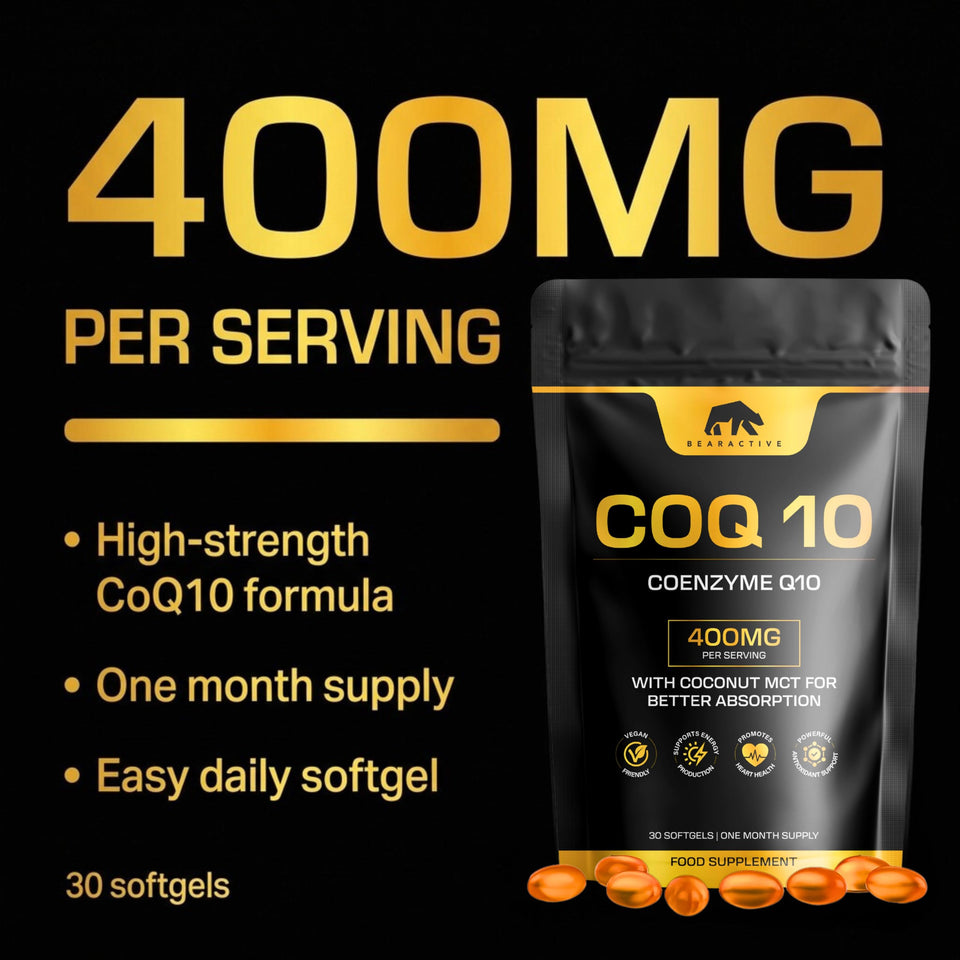 Bearactive 400mg CoQ10 Softgels