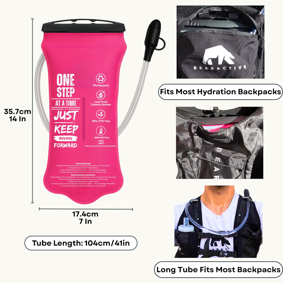 Water Bladder 2L - Pink