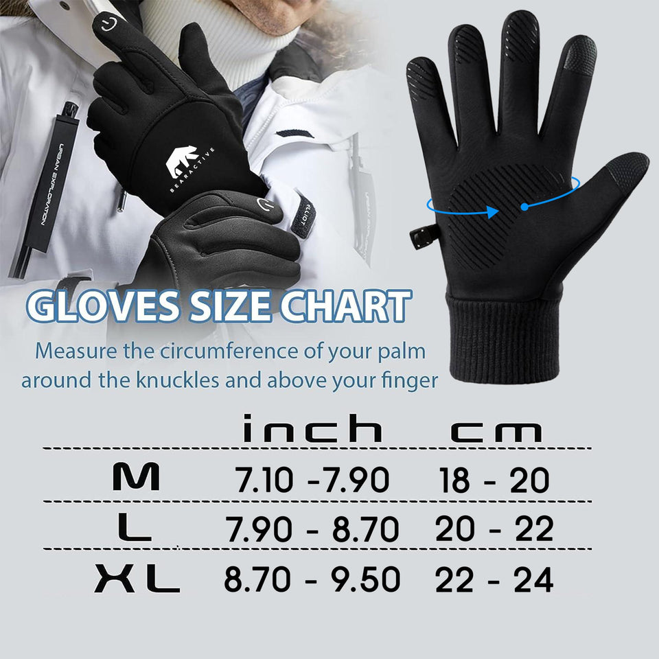 Bearactive 2 x Waterproof Gloves