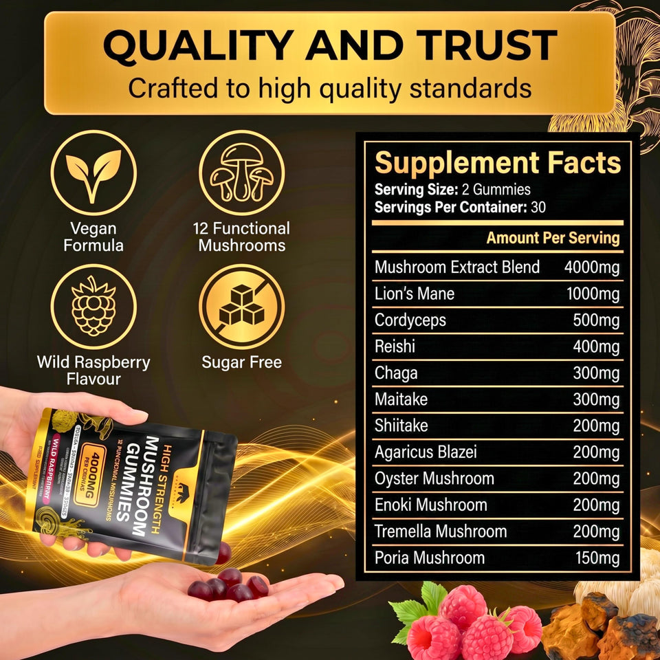 Bearactive Mushroom Gummies