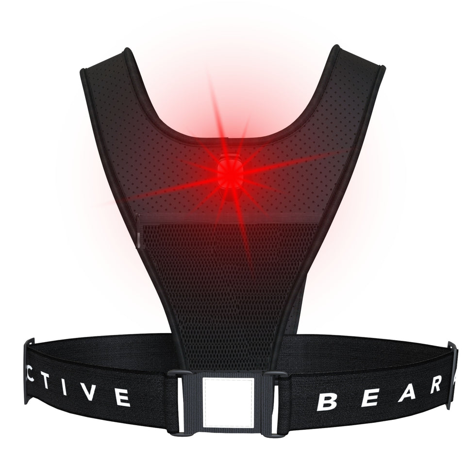 Bearactive LED Running Vest with Running Light