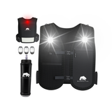 Bearactive LED Running Vest with Bottle