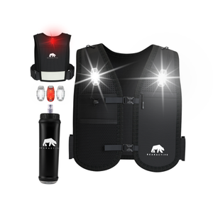 Bearactive LED Running Vest with Bottle