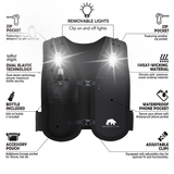 Bearactive LED Running Vest with Bottle - Bearactive
