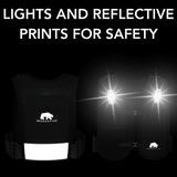 Bearactive LED Running Vest with Bottle - Bearactive
