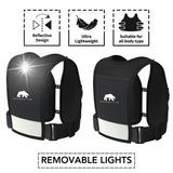 Bearactive LED Running Vest with Bottle - Bearactive