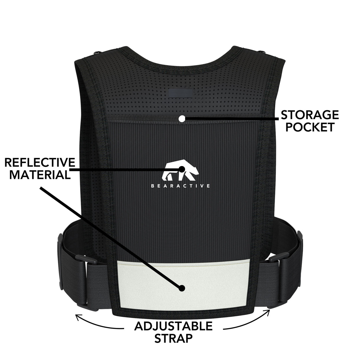 Bearactive Running Phone Holder with 500ml Water Bottle
