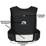 Bearactive Running Phone Holder with 500ml Running Water Bottle Black - Bearactive