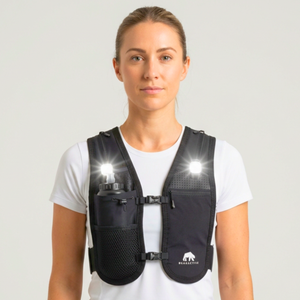 Bearactive LED Running Vest with Bottle