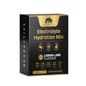 Bearactive Electrolytes Powder Sachets – Sugar Free Rehydration Drink Mix – Lemon Lime Flavour – Electrolytes Sachets for Hydration & Recovery – Vegan – 7g – 7 Pack – Sports & Running