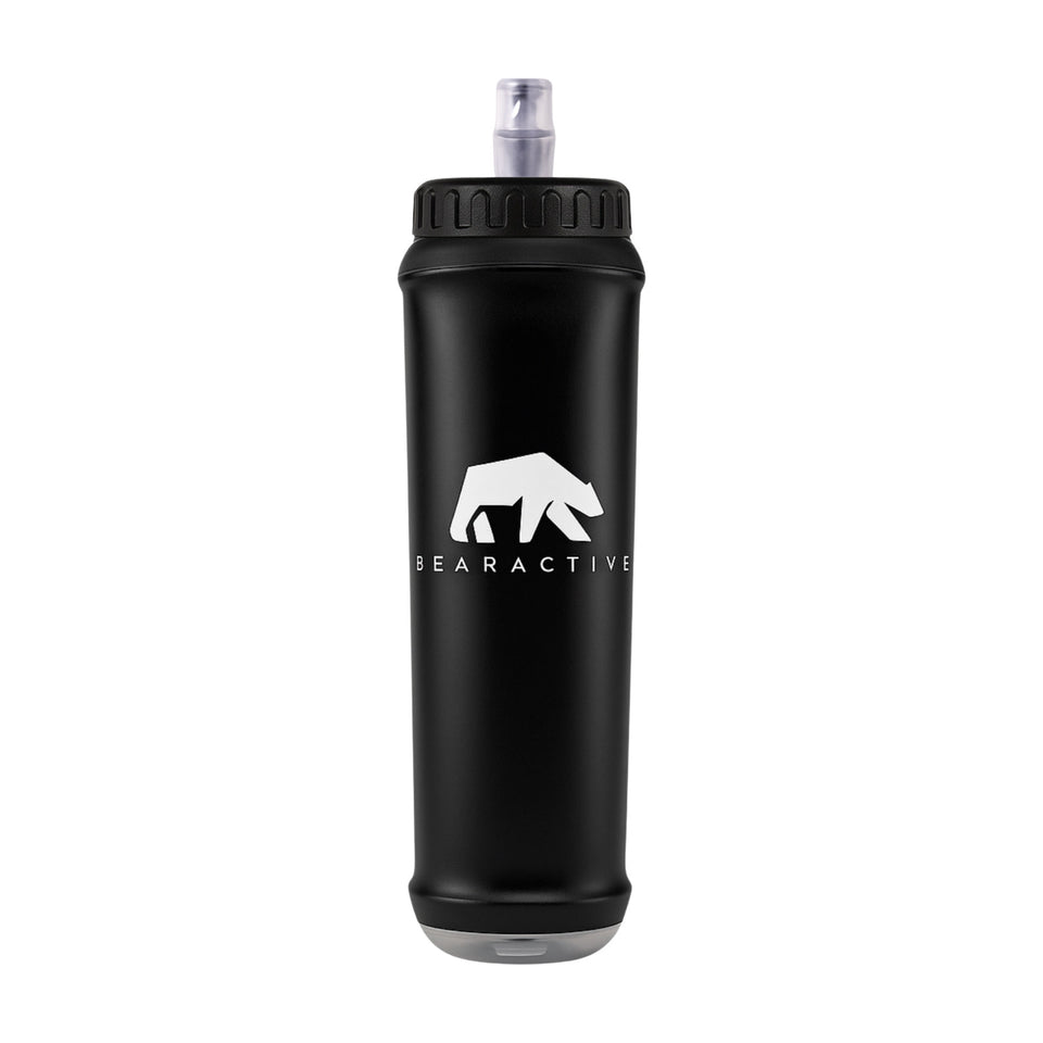 Bearactive 500ml large cap soft flask in black