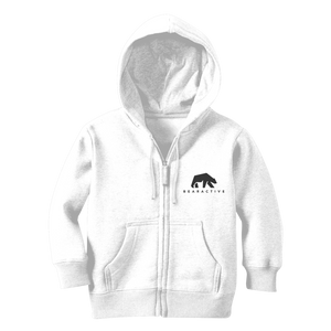 White Kids Zip Hoodie