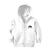 White Kids Zip Hoodie