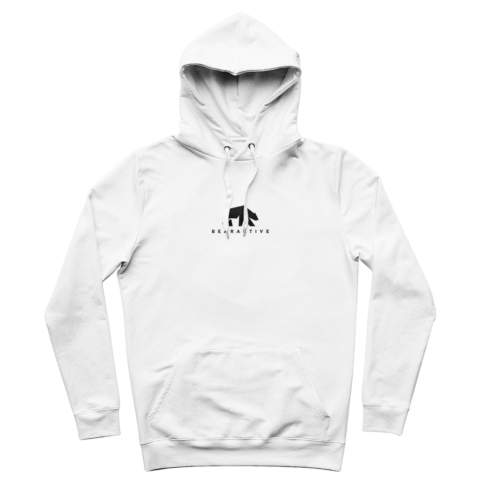 White Organic Hoodie