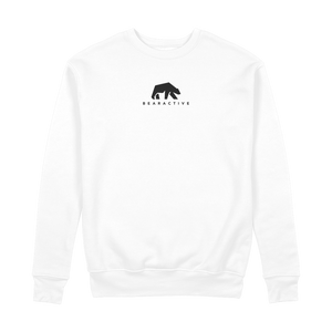 White Organic Performance Sweatshirt