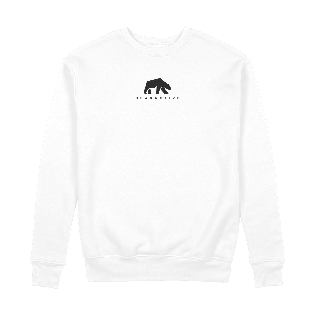 White Organic Performance Sweatshirt