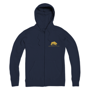 Gold Bear Zip Hoodie Bearactive
