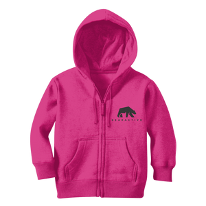 Pink Kids Zip Hoodie