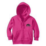 Pink Kids Zip Hoodie